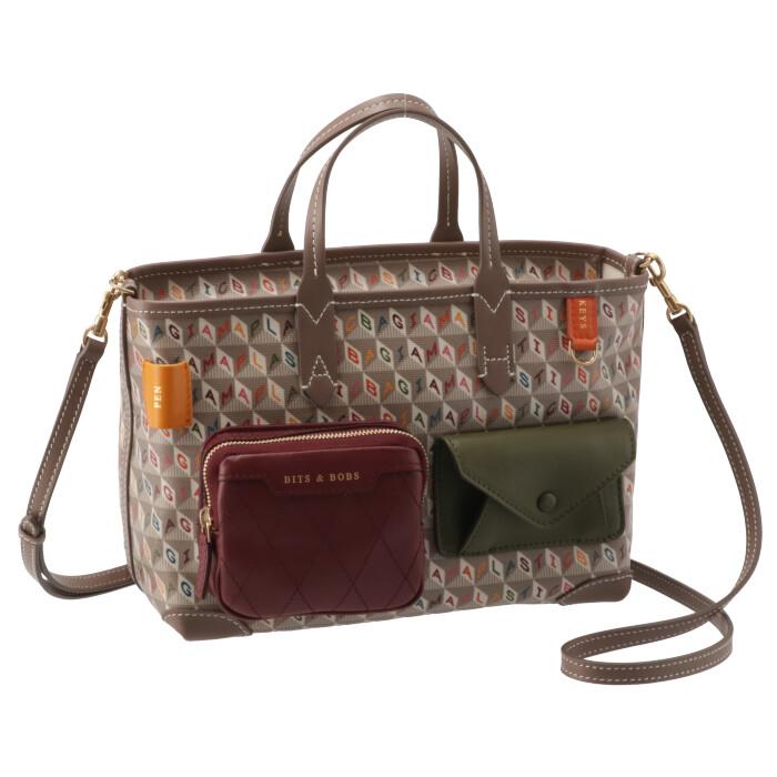 アニヤ ハインドマーチ ANYA HINDMARCH トートバッグ I AM A PLASTIC BAG マルチポケット XS 2WAYハンドバッグ 169790 169790アメイジング