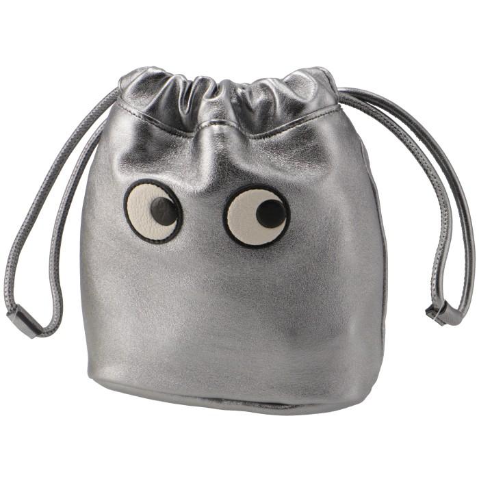 アニヤハインドマーチ eyes ドローストリングポーチ　巾着 ANYA HINDMARCH（アニヤ・ハインドマーチ） 巾着バッグ DRAWSTRING