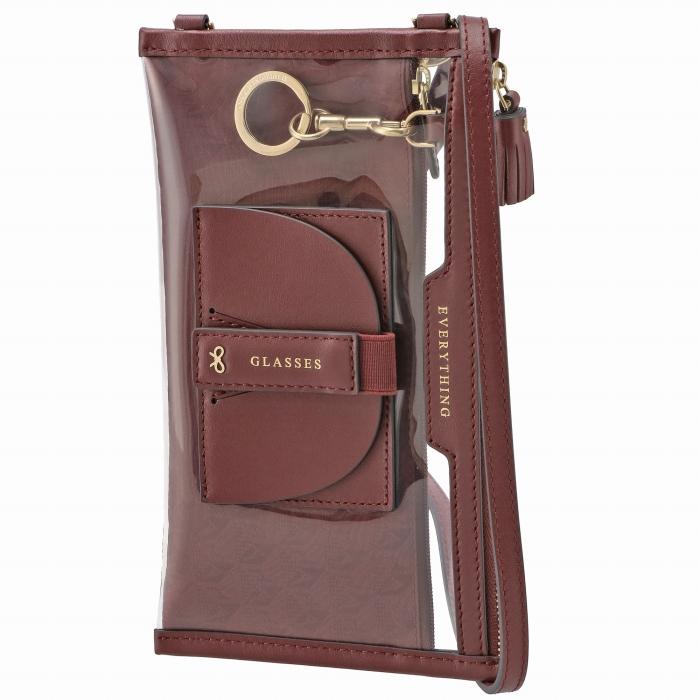 アニヤ ハインドマーチ ANYA HINDMARCH ショルダーバッグ AH ロゴ エブリシング ポーチ スマホショルダー マルチケース 187862 ANYA HINDMARCH（アニヤ・ハインドマーチ） 【並行輸入品】 ショルダー