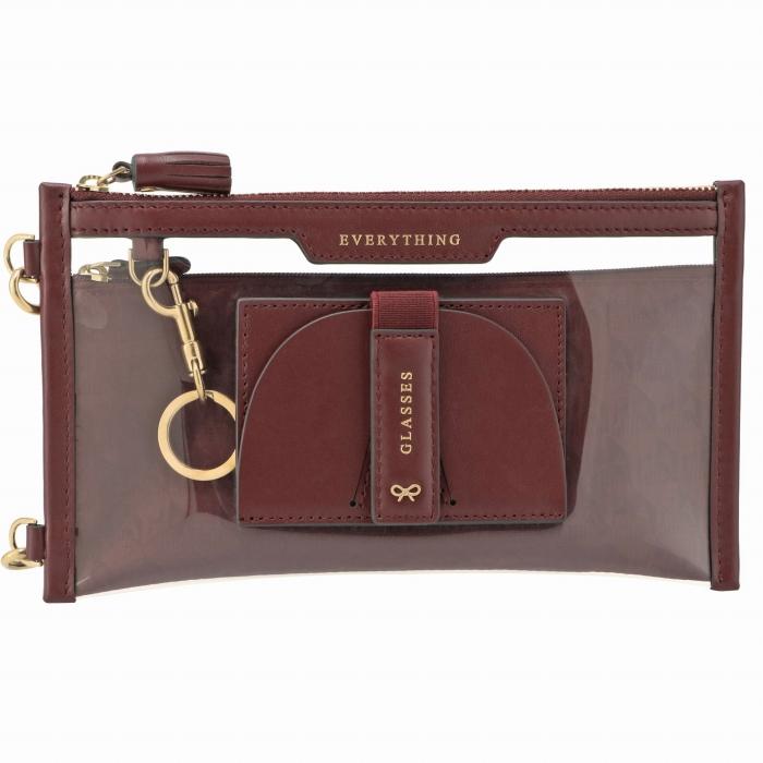 アニヤ ハインドマーチ ANYA HINDMARCH ショルダーバッグ AH ロゴ エブリシング ポーチ スマホショルダー マルチケース 187862 ANYA HINDMARCH（アニヤ・ハインドマーチ） 【並行輸入品】 ショルダー
