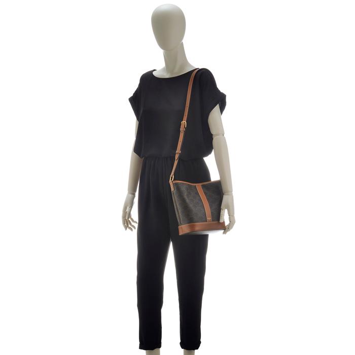 CELINE ショルダーバッグ スモール トリオンフ キャンバス バケット  