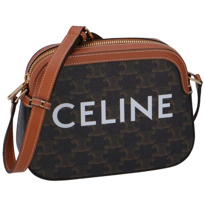 CELINE ショルダーバッグ スモール カメラバッグ トリオンフキャンバス  