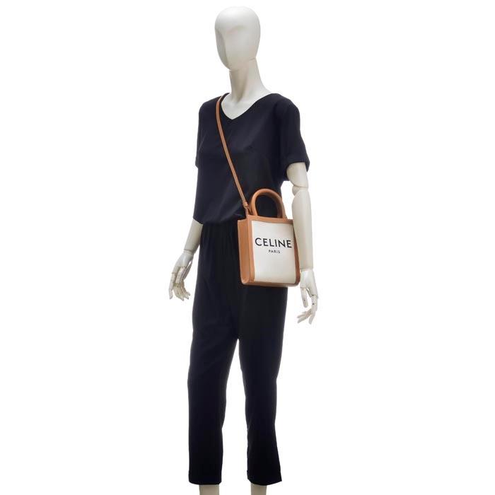 CELINE ショルダーバッグ ミニ バーティカル カバ 2WAY