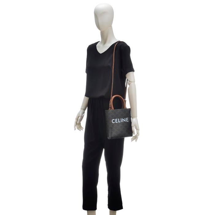 ミニ バーティカル トリオンフ キャンバス CELINE CELINE（セリーヌ） ミニバーティカル カバ トリオンフ キャンバス
