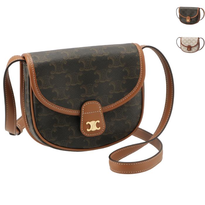 CELINE ショルダーバッグ ミニ ブザス トリオンフキャンバス CELINE ショルダーバッグ ミニ ブザス トリオンフキャンバス
