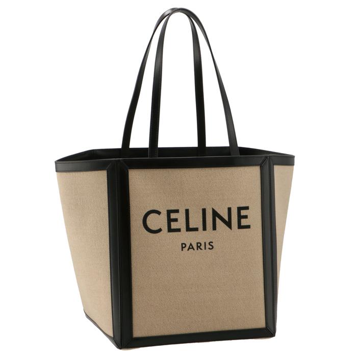 セリーヌ CELINE トートバッグ ラージ スクエア カバ CABAS キャンバス