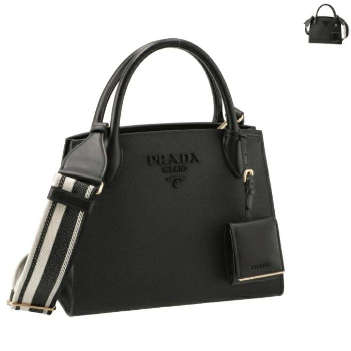 PRADA●1BA156 サフィアーノトートバック２WAY PRADA プラダ トートバッグ ガレリア サフィアーノ 2way レザー 三角