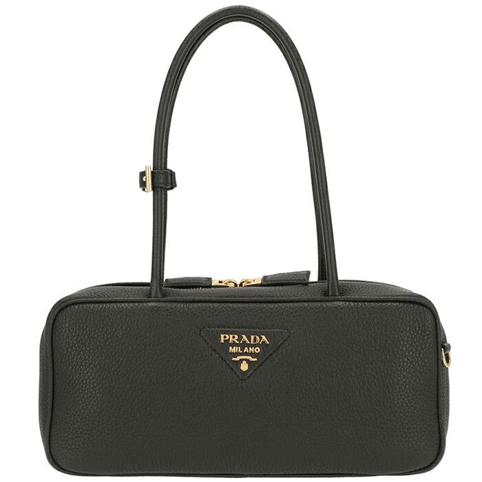 美品 シルクPRADA 黒 リングハンドル パーティーバッグ プラダ PRADA バッグ 2way ハンドバッグ トートバッグ 手提げ