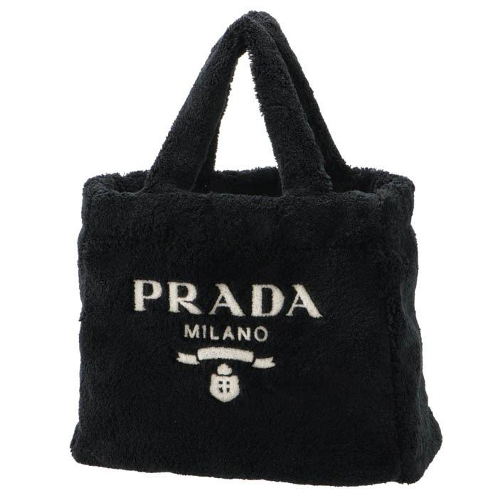 プラダ PRADA トートバッグ テリー レタリングロゴ トートバッグ 