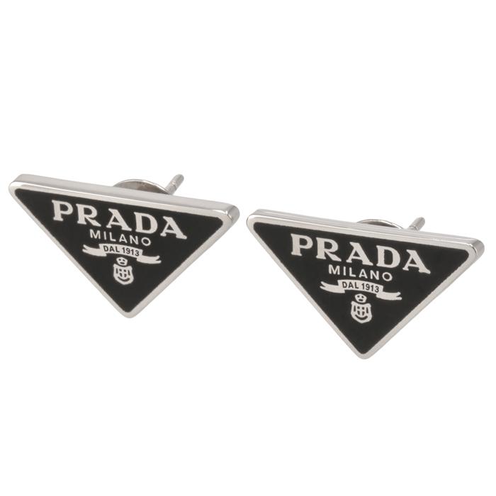 PRADA ロゴ シンボル ピアス | www.jarussi.com.br