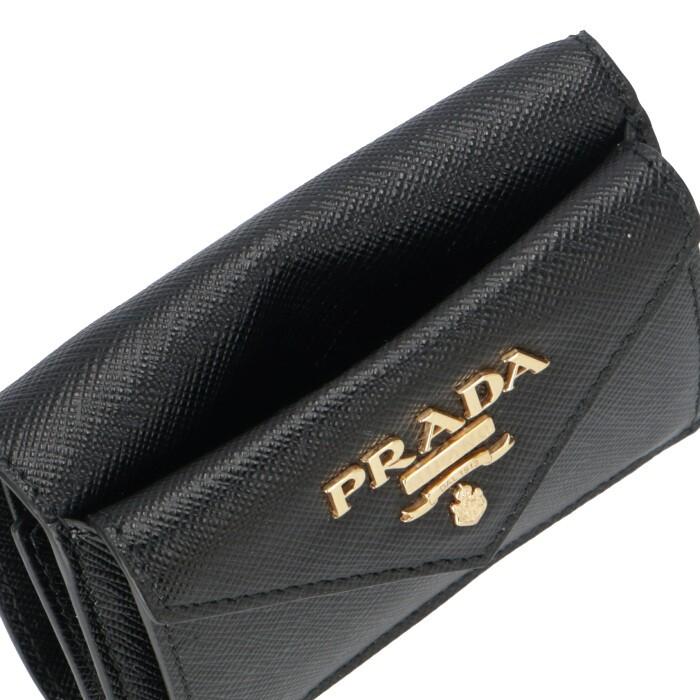 プラダ PRADA 三つ折り財布 ミニ財布 サフィアーノ 三つ折り財布 1MH021 QWA 002【0505_3】｜asafezone｜08