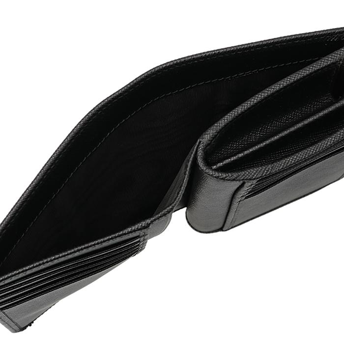 PRADA（プラダ） 【並行輸入品】 財布 二つ折り 三角ロゴ サフィアーノ