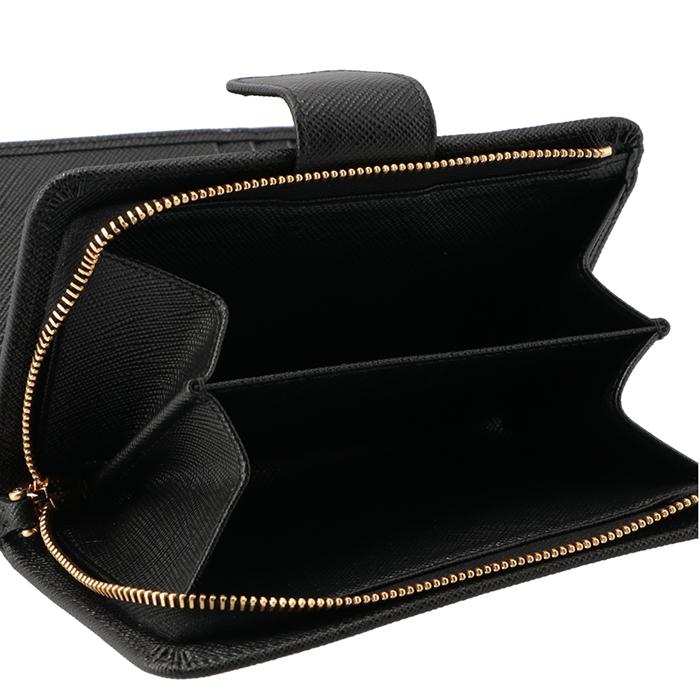 PRADA プラダ 財布 二つ折り 三角ロゴ サフィアーノ ロゴ PRADA プラダ 財布 二つ折り 三角ロゴ サフィアーノ ロゴ
