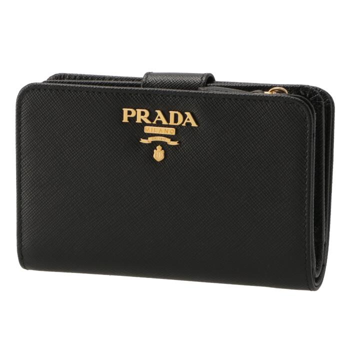 プラダ PRADA 財布 二つ折り サフィアーノ 二つ折り財布 1ML225