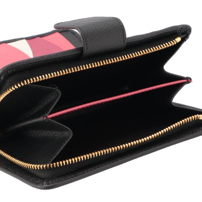 PRADA（プラダ） 【並行輸入品】 財布 二つ折り サフィアーノ メタル