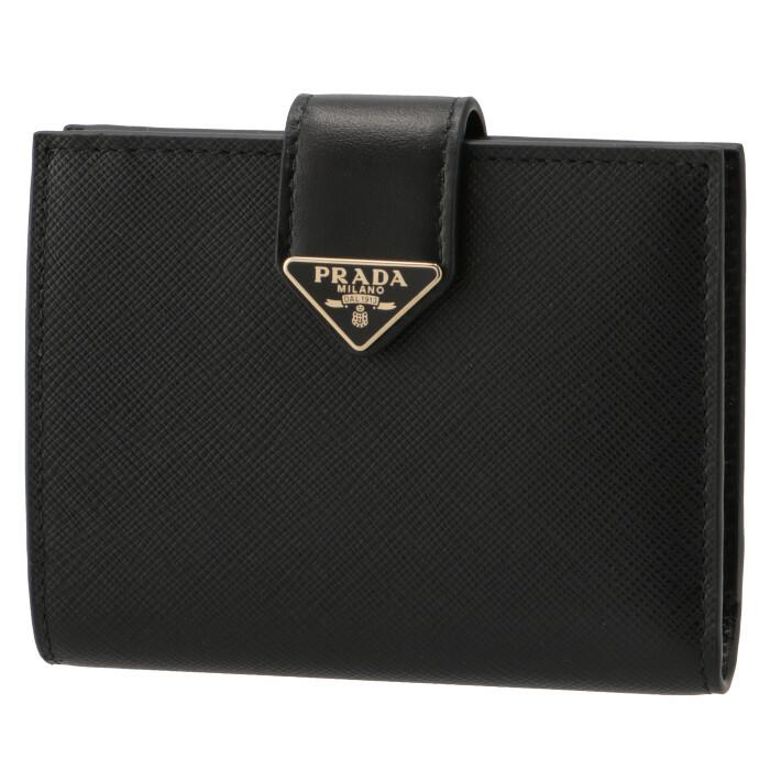 プラダ PRADA 財布 二つ折り サフィアーノトライアングル ミニ財布 二つ折り財布 1MV204 2DYG 002 : 1mv2042dyg002  : アメイジング サーカス - 通販 - Yahoo!ショッピング