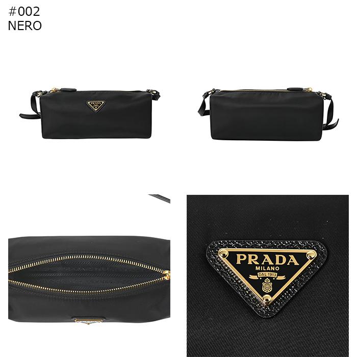値下げ PRADA Re-Nylon ポーチ ミニバッグ 話題 PRADA◇Re-Nylon ミニバッグ ポーチ チェーンストラップ付 (PRADA