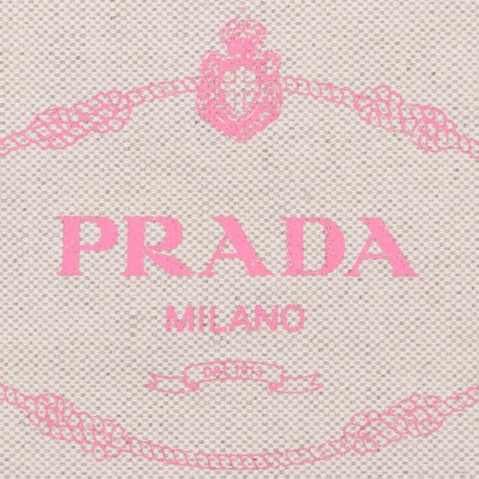 プラダ PRADA ロゴ キャンバス ポーチ クラッチ ポーチ 1NH018 ZPX N9T 