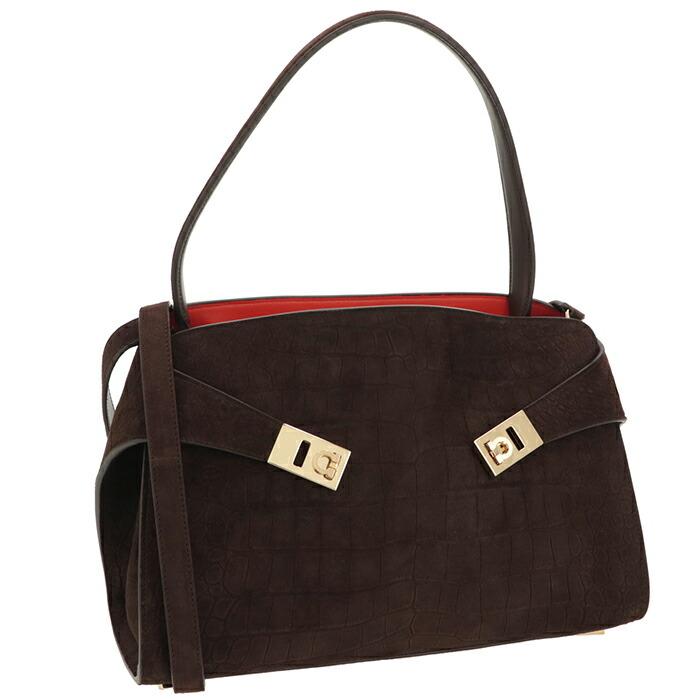 Salvatore Ferragamo フェラガモ HUG トートバッグ 美品 FERRAGAMO（フェラガモ） 【並行輸入品】 アウトレット トートバッグ
