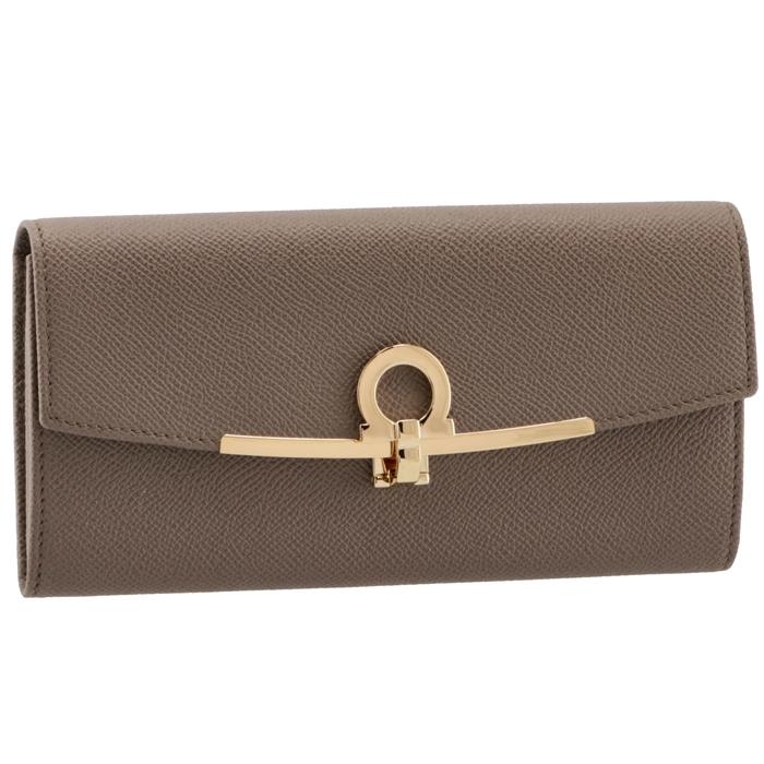 FERRAGAMO（フェラガモ） 【並行輸入品】 長財布 二つ折り ガンチーニ
