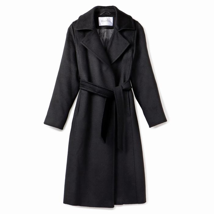 マックスマーラ MAX MARA コート マニュエラ MANUELA アイコンコート ロング ラップコート 2310161633 0002 NERO｜asafezone｜02