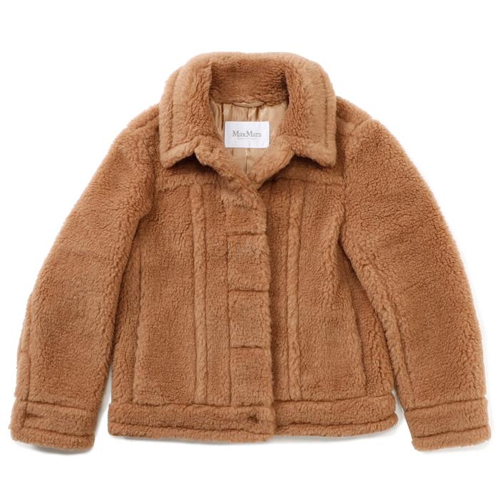 マックスマーラ MAX MARA コート キャメル TEDDINO ショートジャケット アウター TEDDY 2310860439 0020 CAMMELLO【0505_5】｜asafezone｜02