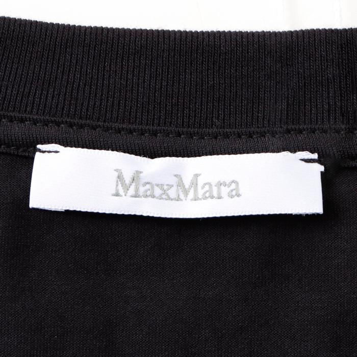 マックスマーラ MAX MARA Tシャツ TACCO ウェグマンプリント 半袖 オーバーサイズ クルーネック 2319460139 0006 NERO｜asafezone｜04