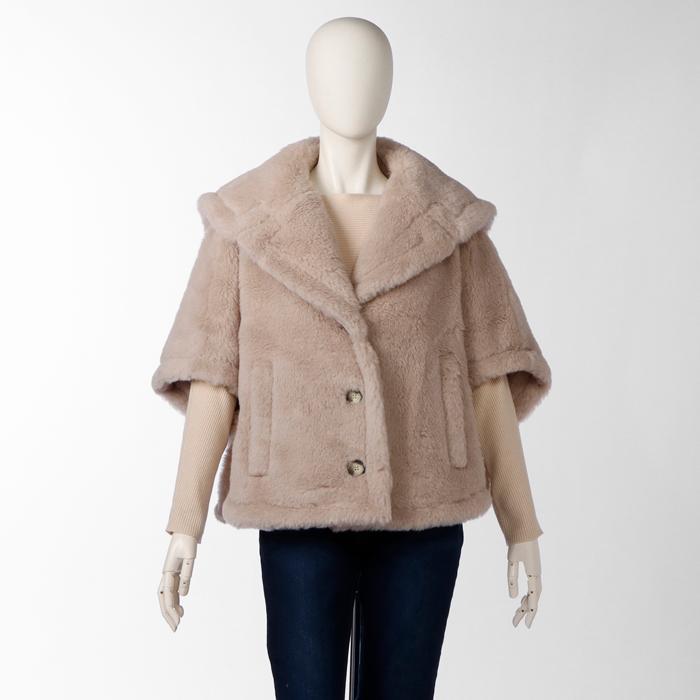 マックスマーラ MAX MARA ケープジャケット CAMBUSA テディベア 