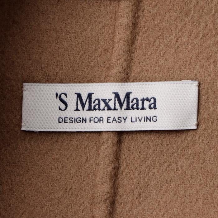 エス マックス マーラ 'S MAX MARA コート POLDO ダブルフェイス ピュア ヴァージンウール 2390161033 0001 CAMMELLO｜asafezone｜06