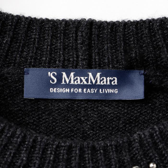 エス マックス マーラ 'S MAX MARA ニット ZODIACO ウール カシミヤ セーター 2393660933 0001 GRIGIOMEDIO｜asafezone｜04