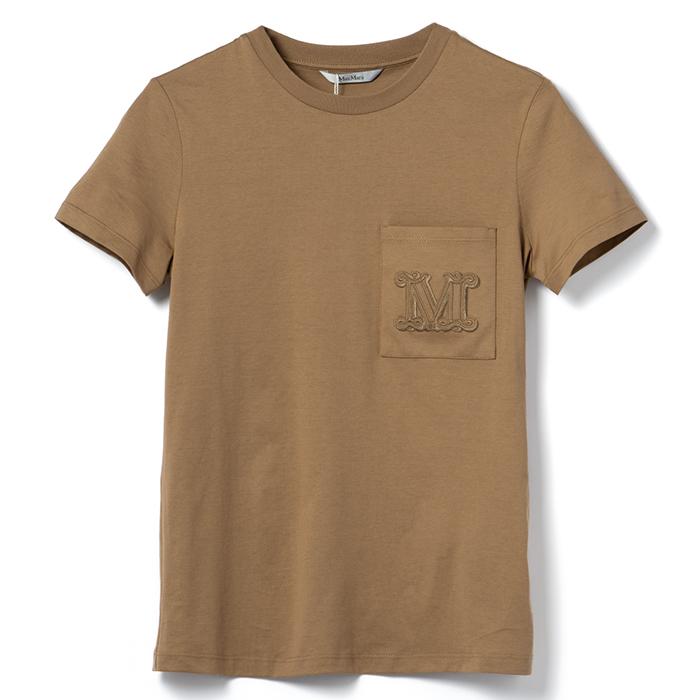 マックスマーラ MAX MARA Tシャツ 半袖 PAPAIA1 コットン クルーネック ジャージー ショートスリーブシャツ 2411941032 0007 Max Mara（マックスマーラ） 【並行輸入品】 MAX MARA Tシャツ 半袖
