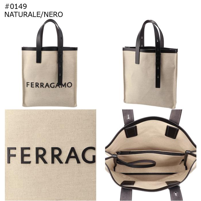 フェラガモ FERRAGAMO メンズ トートバッグ アイテムズ A4収納可 縦型 ショッピングバッグ ハンドル調節可 ポーチ付き 2024年秋冬新作 241297 0079 FERRAGAMO（フェラガモ） 【並行輸入品】 メンズ トートバッグ