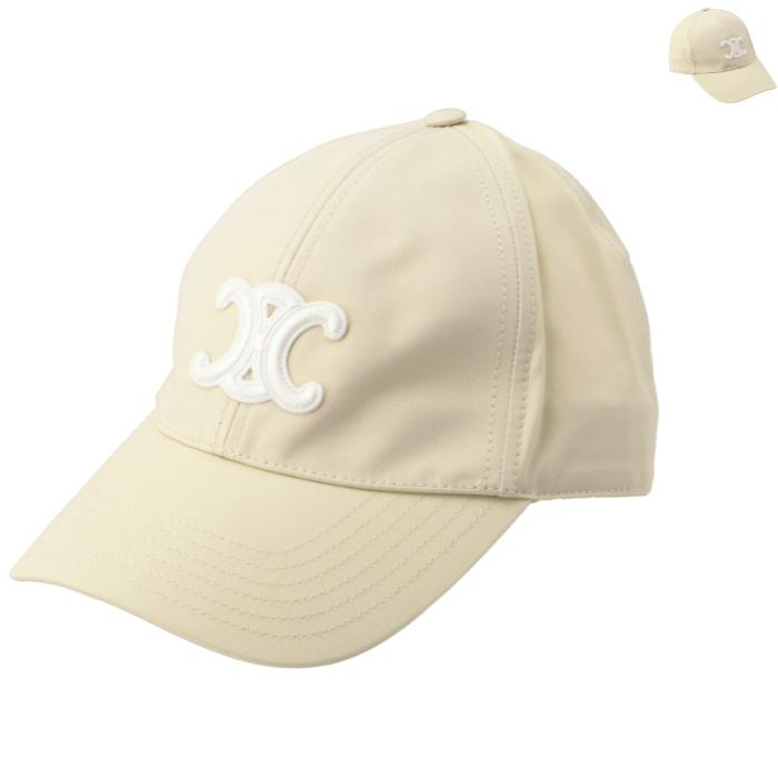 CELINE キャップ トリオンフパッチ付き コットンギャバジン CELINE キャップ トリオンフパッチ付き コットンギャバジン