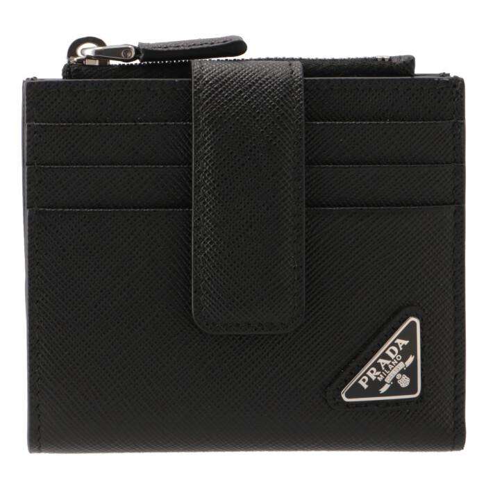 PRADA 【並行輸入品】 メンズ 財布 二つ折り カードホルダー