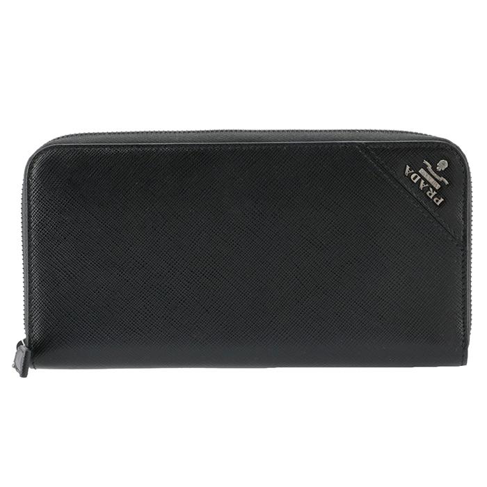 PRADA（プラダ） 【並行輸入品】 メンズ 長財布 サフィアーノ ラウンド