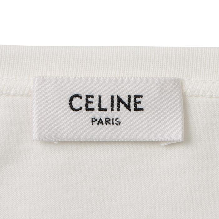 CELINE Tシャツ アンカー レディース ロゴ クルーネック