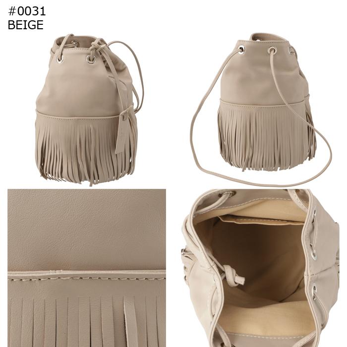 MARCO MASI マルコ マージ ショルダーバッグ フリンジ バケツバッグ  