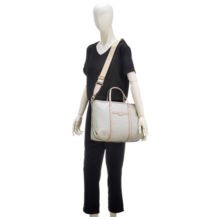 並行輸入品】 MICHAEL KORS BECK ミディアム MKシグネチャー 2WAY 