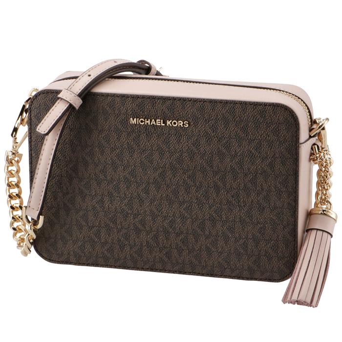 並行輸入品】 MICHAEL KORS JET SET ミディアム カメラバッグ MKロゴ