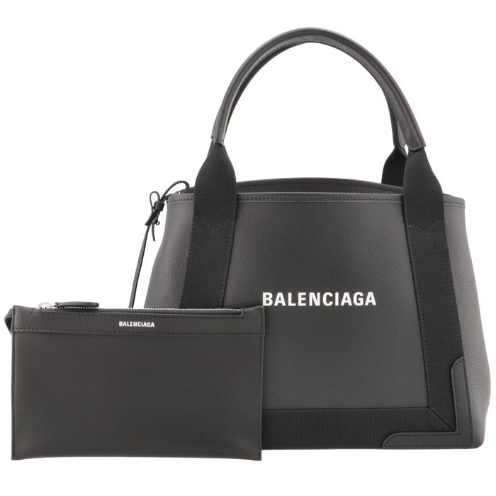 ●送料込●BALENCIAGA●NAVY スモール カバ 国内即発☆人気 BALENCIAGA NAVY CABAS トートバッグ S