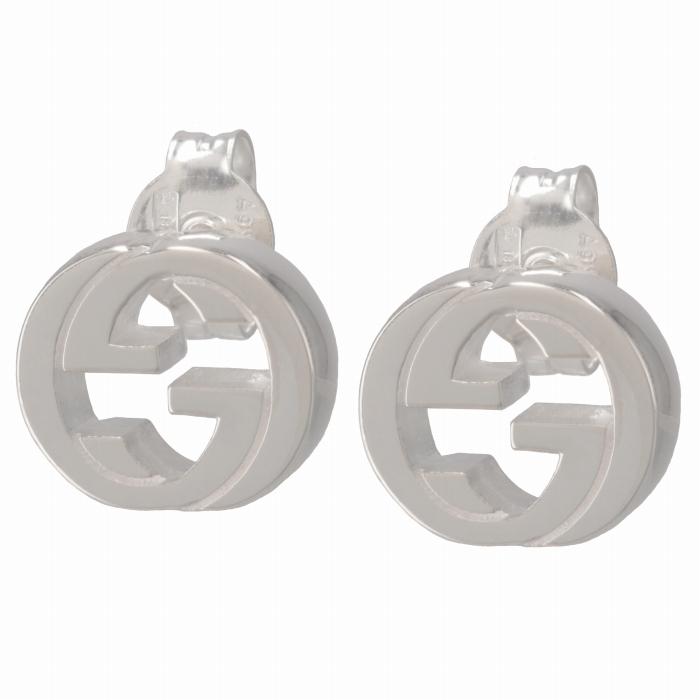 GUCCI ピアス インターロッキング スタッズピアス ダブルGロゴ