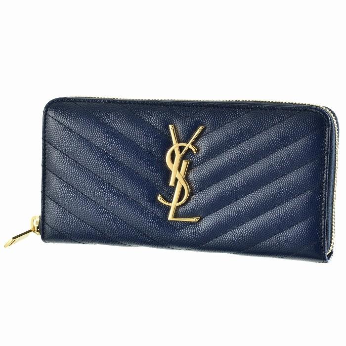 サンローラン パリ SAINT LAURENT PARIS モノグラム MONOGRAMME ラウンドファスナー長財布 358094