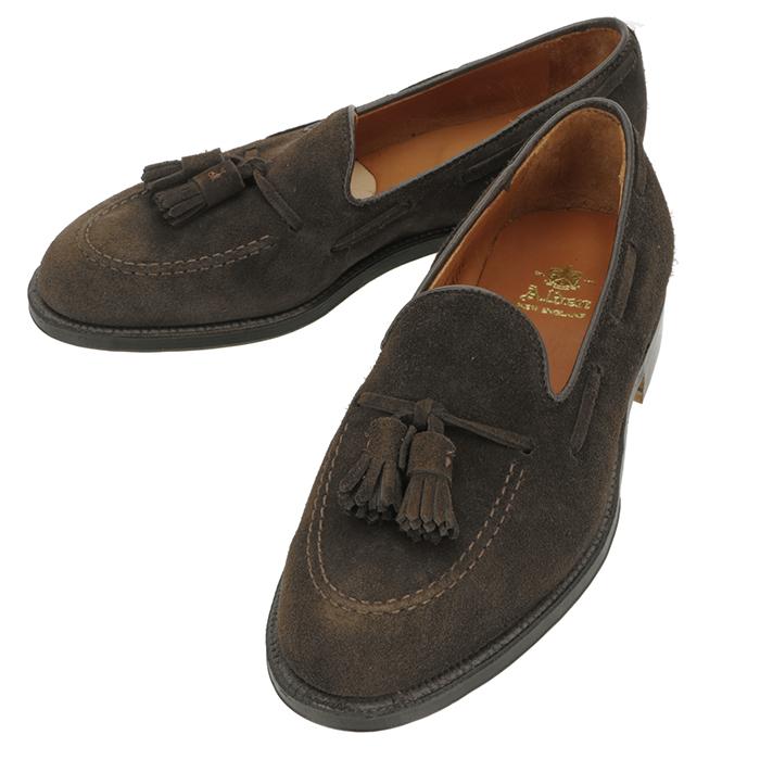 【並行輸入品】 ALDEN メンズ タッセルローファー 36170 アバディーンラスト ウィズE ブラウンスエード 36170E 0002の画像