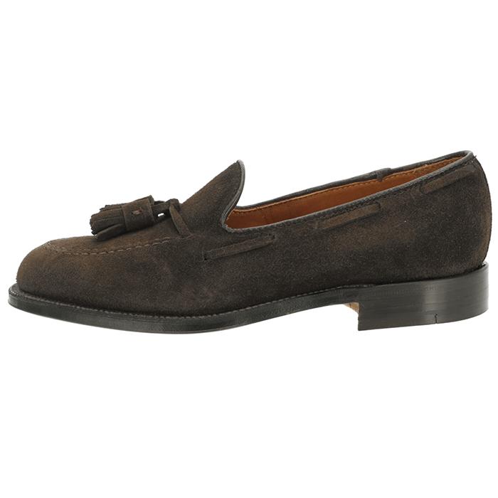 【並行輸入品】 ALDEN メンズ タッセルローファー 36170 アバディーンラスト ウィズE ブラウンスエード 36170E 0002の画像