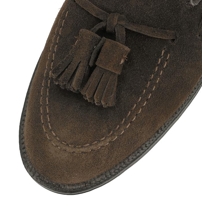 【並行輸入品】 ALDEN メンズ タッセルローファー 36170 アバディーンラスト ウィズE ブラウンスエード 36170E 0002の画像