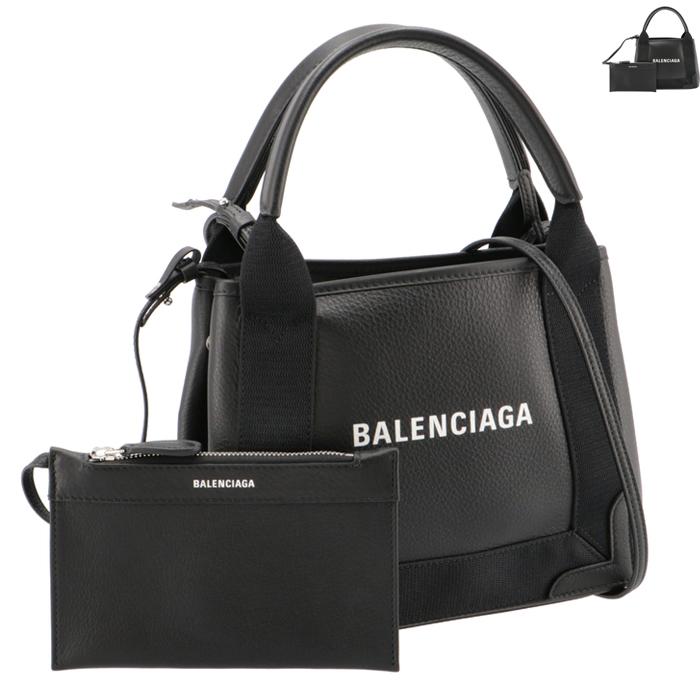 BALENCIAGA トートバッグ ネイビー カバス XS レザー バッグ NAVY  