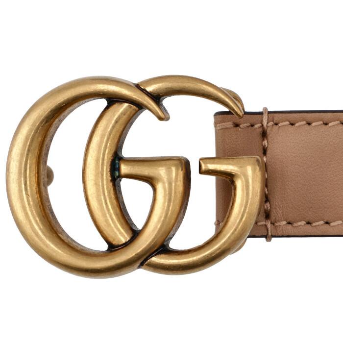 GUCCI グッチ ダブルG バックル レザーベルト 65cm〜75cm ベルト GUCCI グッチ ダブルG バックル レザーベルト 65cm〜75cm ベルト