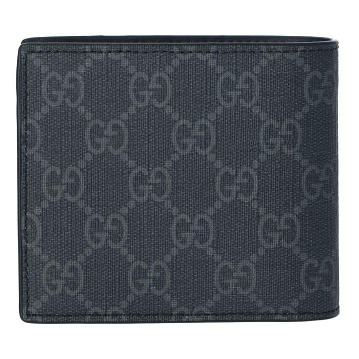 グッチ GUCCI メンズ 二つ折りgg スプリーム アニマルプリント 二
