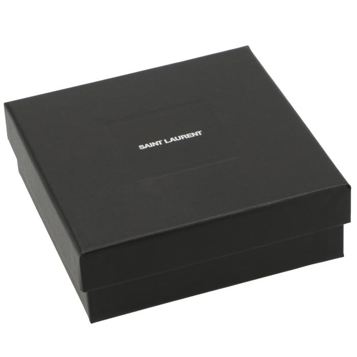 SAINT LAURENT PARIS ブローチ カサンドラ クロコダイル YSLロゴ 2024年春夏新作 470371 Y1500｜asafezone｜03