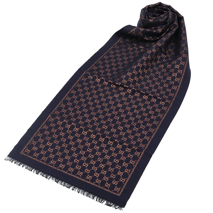 グッチ GUCCI マフラー メタリックGG ウール スカーフ マフラー 479763  